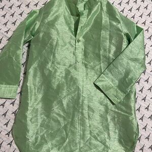Kids Green Kurta